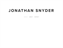 Tablet Screenshot of jonathanasnyder.com